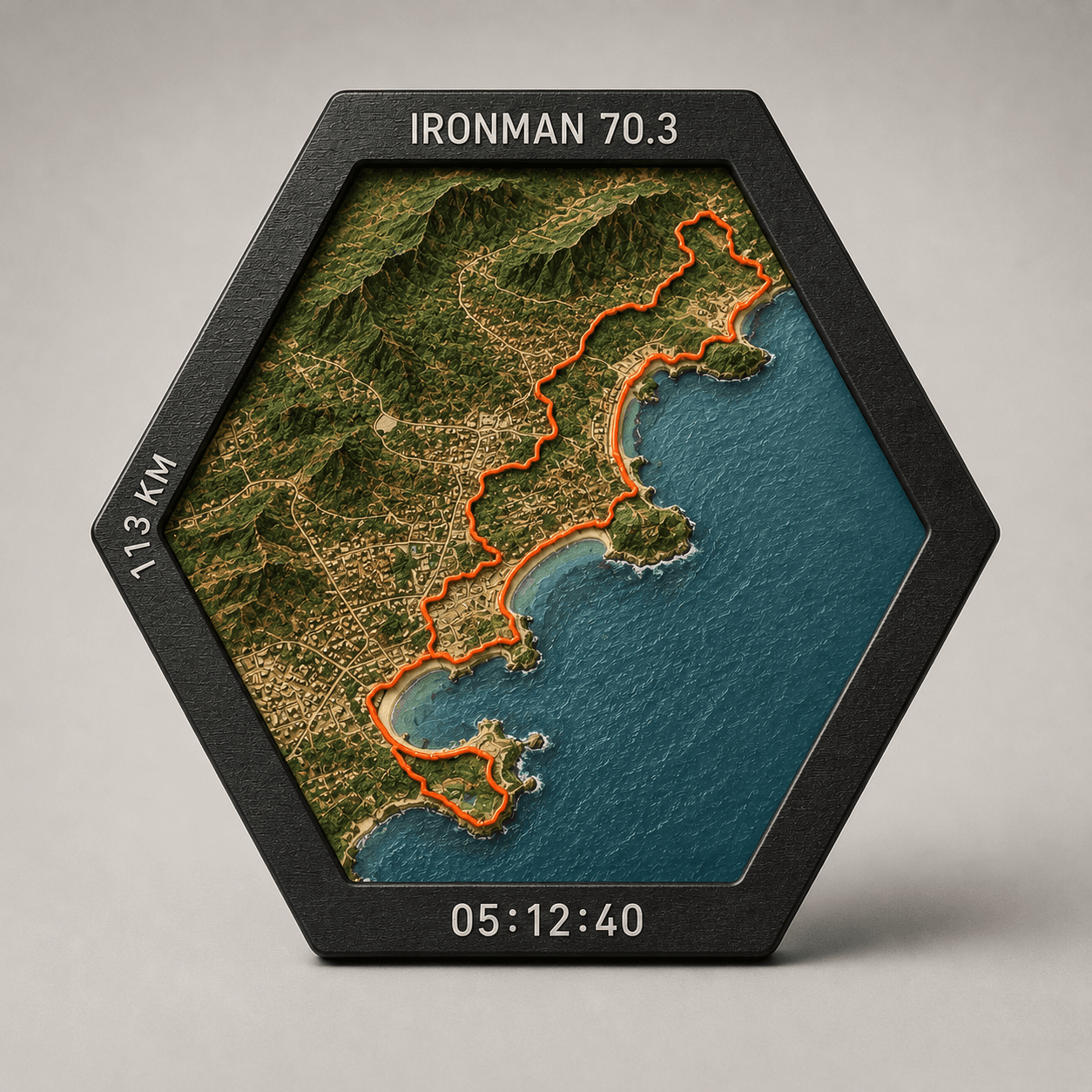 Peça em alto relevo — Ironman 70.3