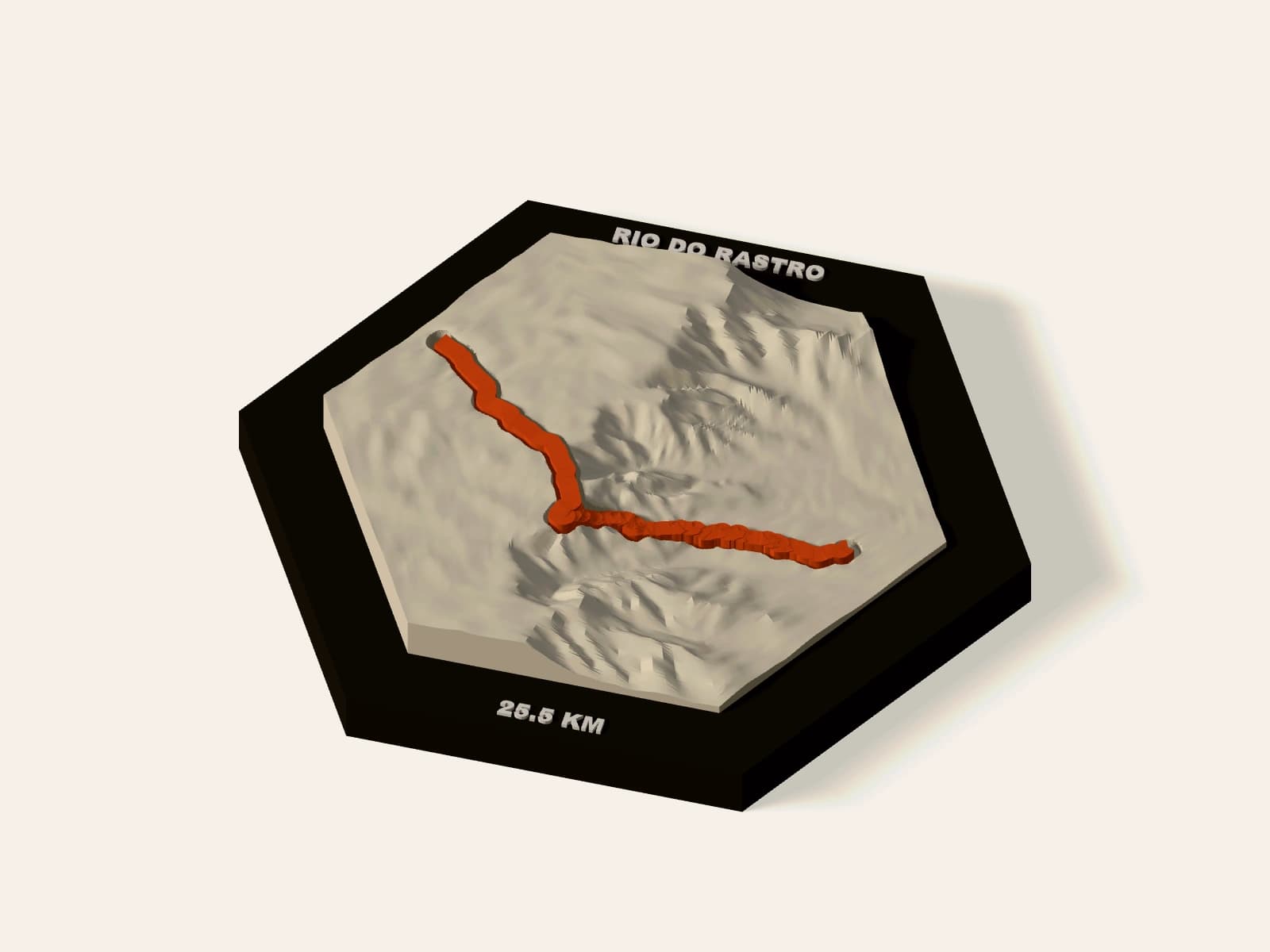 Prévia 3D de Serra do Rio do Rastro, em 12 cm